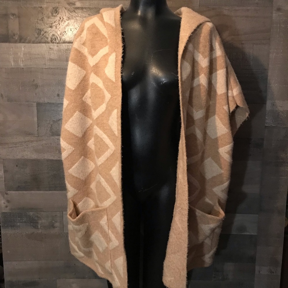 Zara Hooded Oversized Fleece Vest
